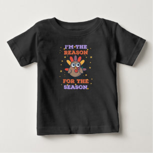 Thanksgiving Turkey Baby T-Shirt