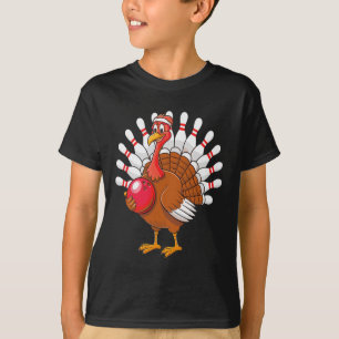 Thanksgiving Turkey Bowling Pin Matching Team 1 T-Shirt