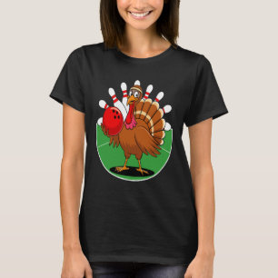 Thanksgiving Turkey Bowling Pin Matching Team 2 T-Shirt