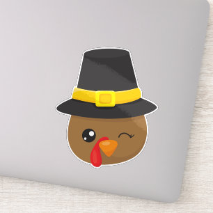 Thanksgiving Turkey, Brown Turkey, Pilgrim Hat