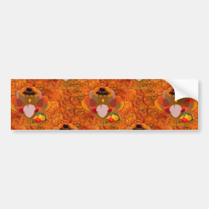 thanksgiving turkey bumper sticker