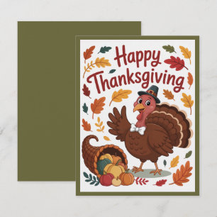 Thanksgiving Turkey Card