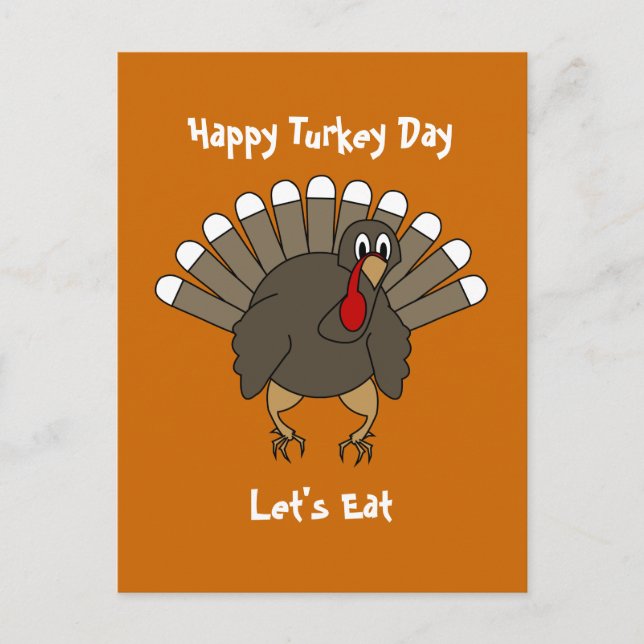 Thanksgiving Turkey Card (Front)