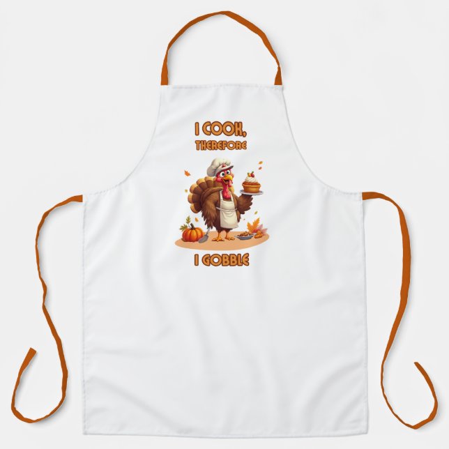 Thanksgiving Turkey Chef  Apron (Front)