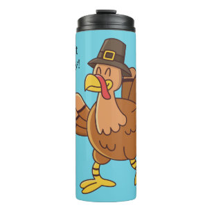 Thanksgiving Turkey custom name tumbler