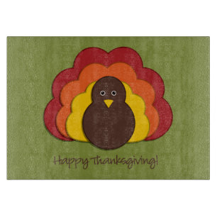 Thanksgiving turkey cutting board