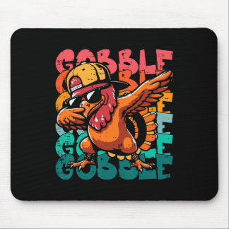Thanksgiving Turkey Dab Gobble Funny Toddler Boys  Mouse Mat