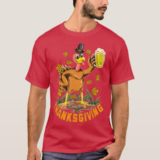 Thanksgiving Turkey Day Beer Lover T-Shirt
