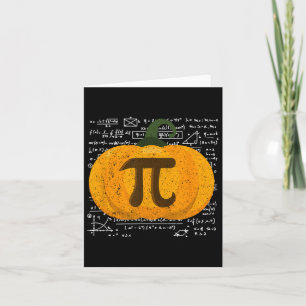 Thanksgiving Turkey Day Pumpkin Pie Pi Friendsgivi Card