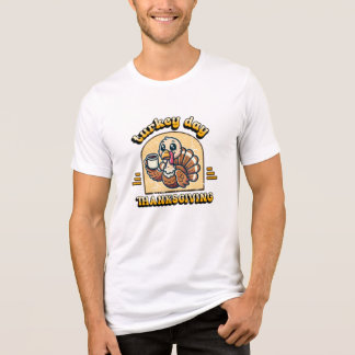 thanksgiving turkey day Tri-Blend shirt