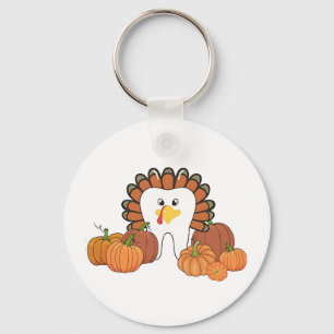 Thanksgiving Turkey Dental Dentist Teeth  Key Ring