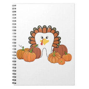 Thanksgiving Turkey Dental Dentist Teeth Notebook