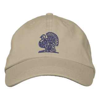 Thanksgiving Turkey Embroidered Hat
