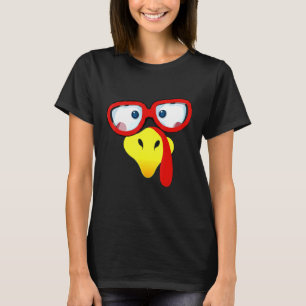 Thanksgiving Turkey Face Costume Thanksgiving Turk T-Shirt