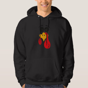 Thanksgiving Turkey Face Matching Family Costume C Hoodie
