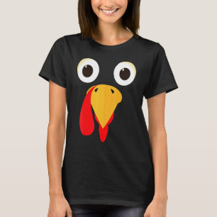 Thanksgiving Turkey Face Matching Family Costume C T-Shirt
