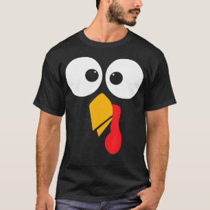 Thanksgiving Turkey Face Matching Family Costume C T-Shirt