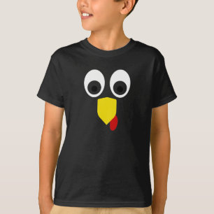 Thanksgiving Turkey Face T-Shirt