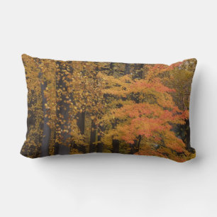 Thanksgiving Turkey Fall Leaves Reversible Pillow