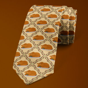 Thanksgiving Turkey Feast Fall Tie