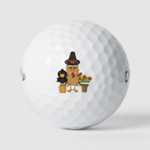 Thanksgiving Turkey Friends Golf Balls