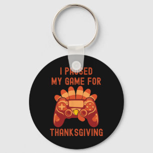 Thanksgiving Turkey Gaming Controller Boys Kids Me Key Ring