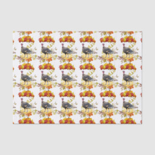 Thanksgiving Turkey Holiday Decoupage  Tissue Paper