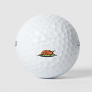 Thanksgiving Turkey Holiday Feast Harvest Blessing Golf Balls