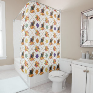 Thanksgiving Turkey Holiday Shower Curtain