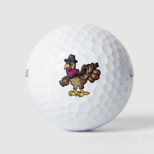 Thanksgiving Turkey Hunting Golf Balls