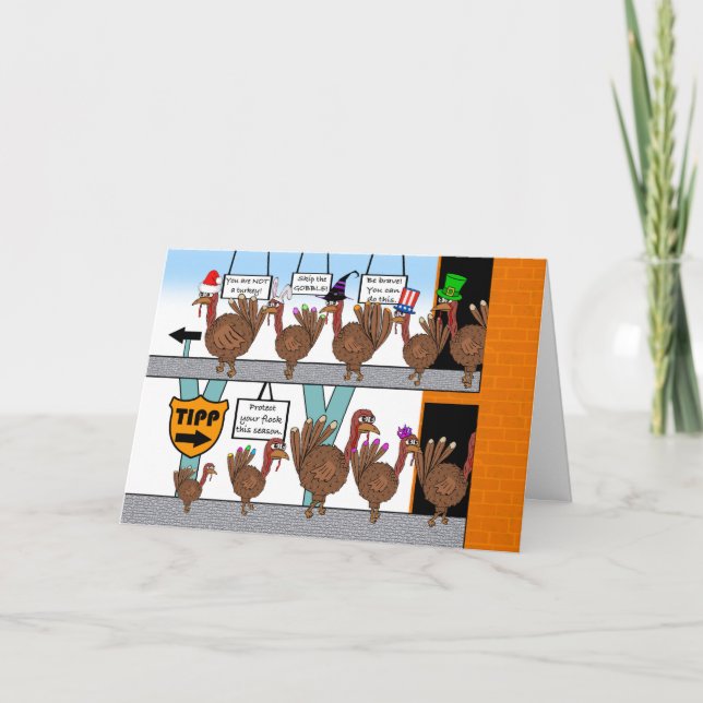 Thanksgiving Turkey Identity Protection Program  Card (Front)