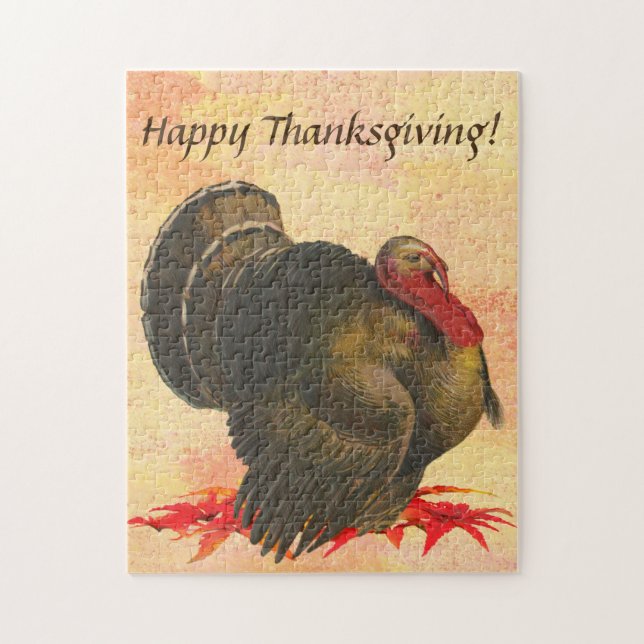 Thanksgiving Turkey Jigsaw Puzzle (Vertical)