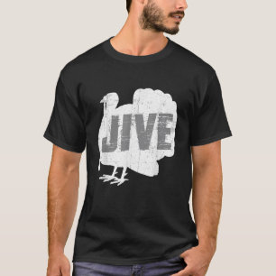Thanksgiving Turkey Jive Musician African American T-Shirt