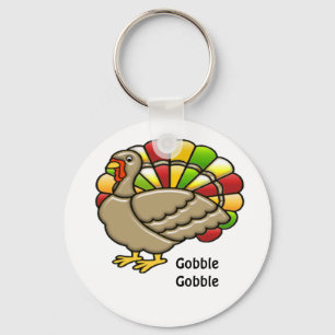 Thanksgiving Turkey Key Chain
