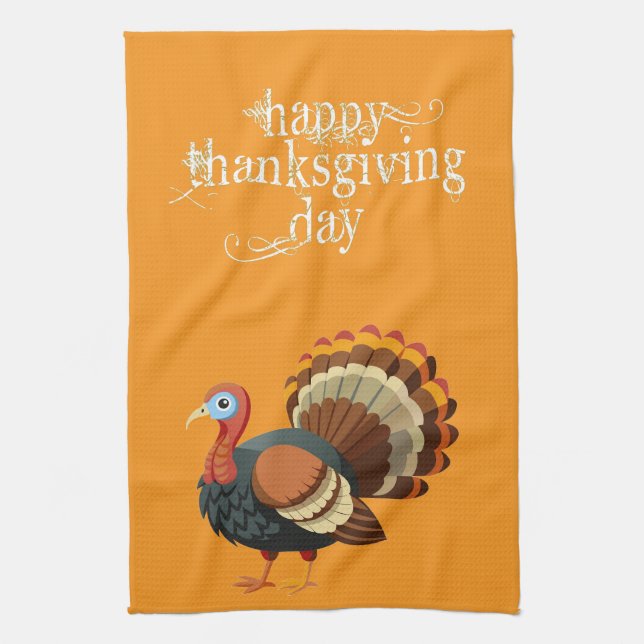 Thanksgiving Turkey Kitchen Towel (Vertical)