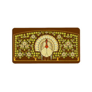 Thanksgiving Turkey Label