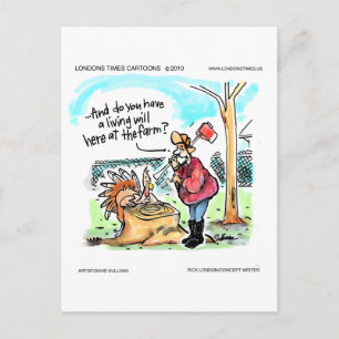 Thanksgiving Turkey Living Will Funny Gifts & Card