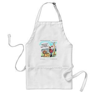 Thanksgiving Turkey Living Will Funny Gifts & Card Standard Apron