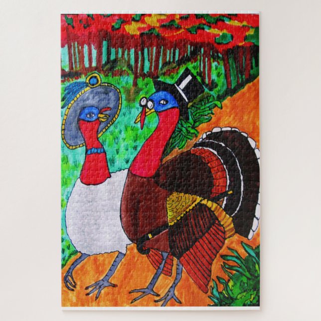 THANKSGIVING TURKEY LOVE puzzle (Vertical)