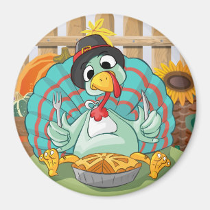 Thanksgiving Turkey Magnet
