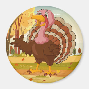 Thanksgiving Turkey Magnet
