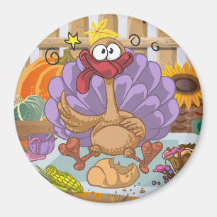 Thanksgiving Turkey Magnet