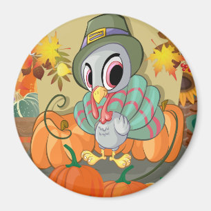 Thanksgiving Turkey Magnet
