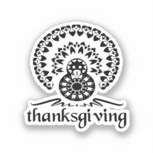 Thanksgiving- Turkey Mandala