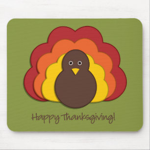 Thanksgiving turkey mouse mat