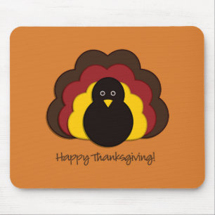 Thanksgiving turkey mouse mat