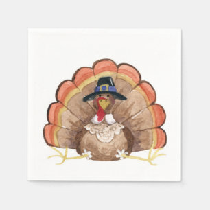 Thanksgiving Turkey Napkin