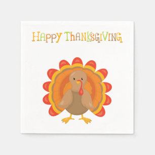 Thanksgiving Turkey Napkin