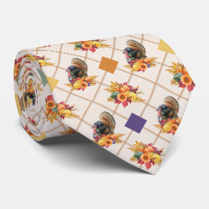 Thanksgiving Turkey Neck Tie