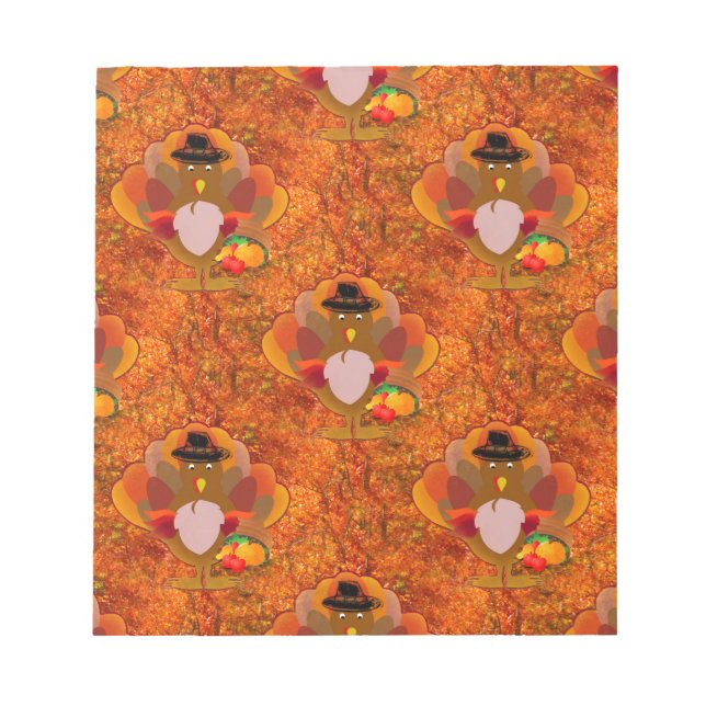 thanksgiving turkey notepad (Front)